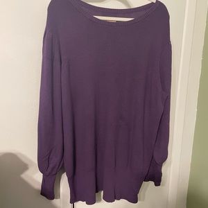 Purple oversized sweater
